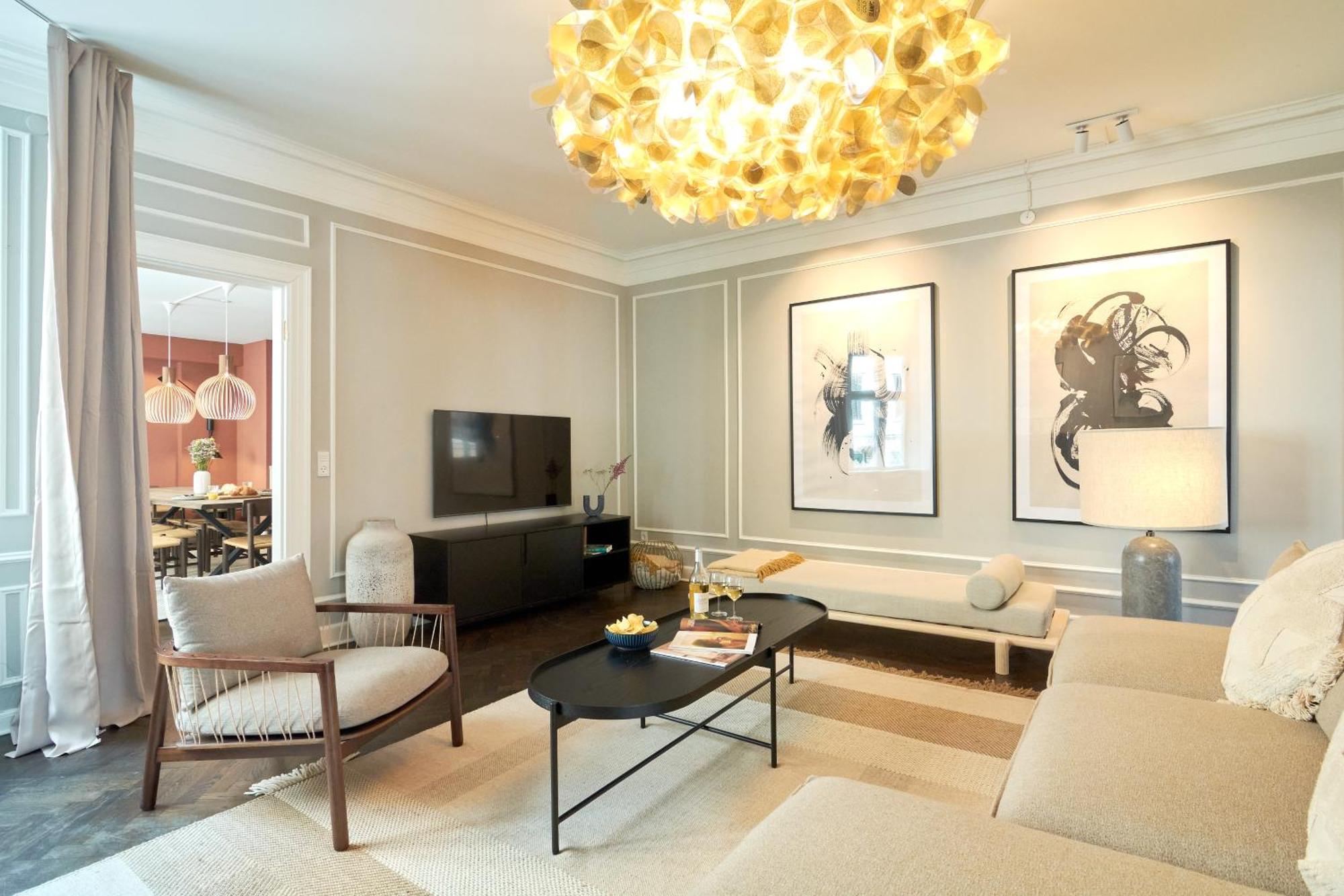 Stylish Spacious Apartment W 3Br In Copenhagen City Екстериор снимка